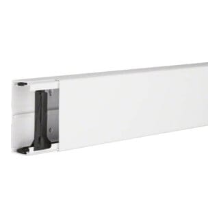 2 Meter Hager Installationskanal PVC LF, 40 x 90 x 2.000 mm, verkehrsweiß