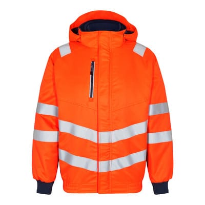 ENGEL Warnschutz Pilotenjacke Safety 1247-935-10165 Gr. S orange/blue ink
