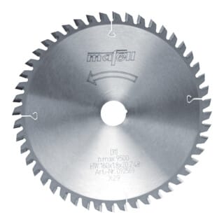Sägeblatt hm 160 x 20 mm z 48 fz / tr mt 55 pss 3100 se 092569 - Mafell