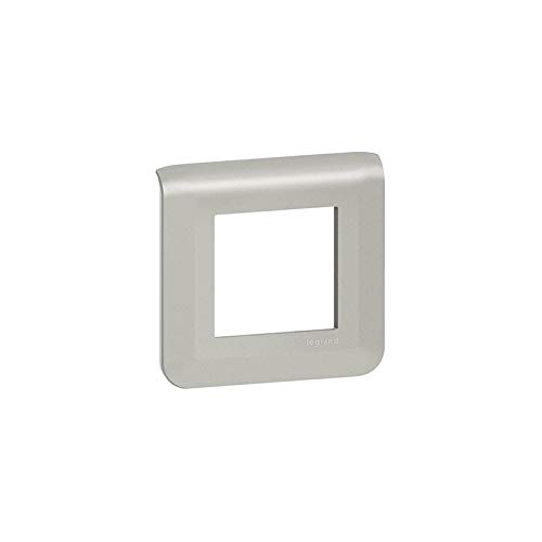 Mosaik-abschlussplatte Für 2 Legrand Leg079302l Alu-module