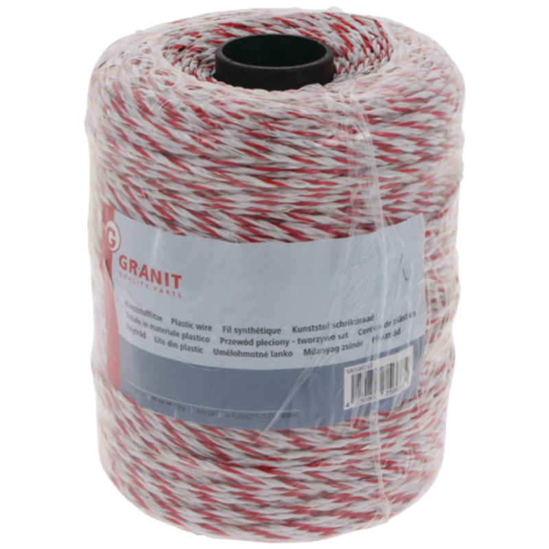Geflochtenes Kabel - Kunststoff Granit 580263