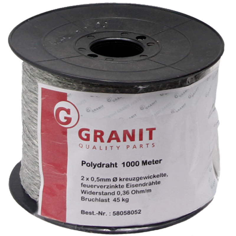 Geflochtenes Kabel 500 M 45 Kg Granit