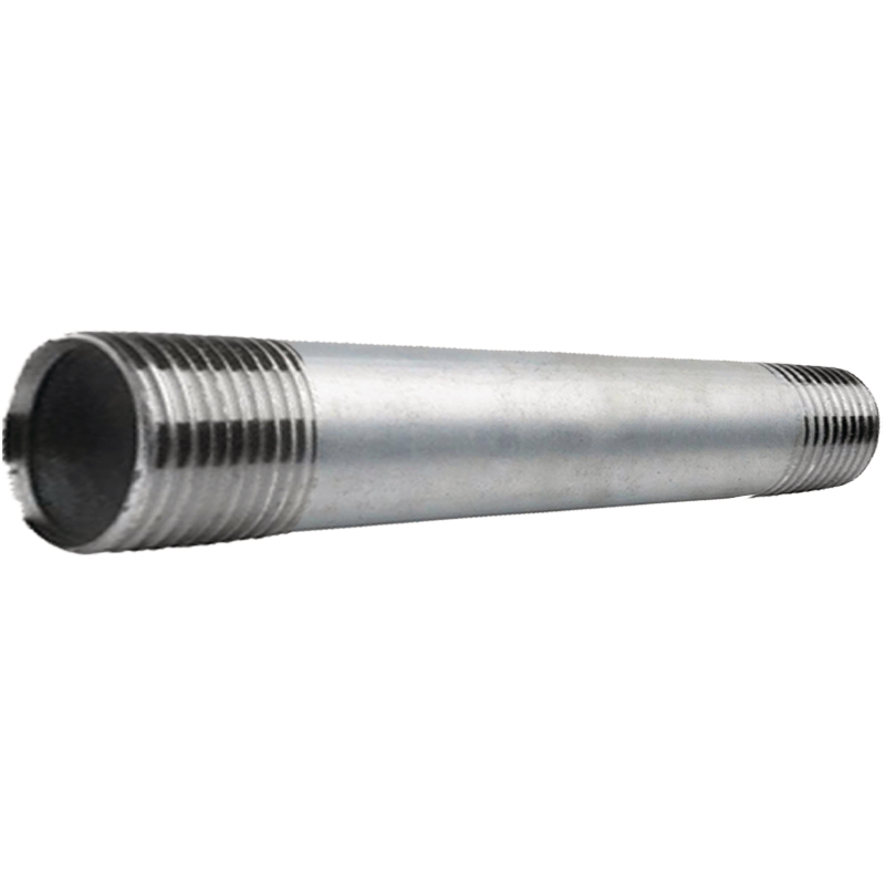 Rohrverbinder, Verzinktes Rohrnippel, 1 Zoll, 50 Cm