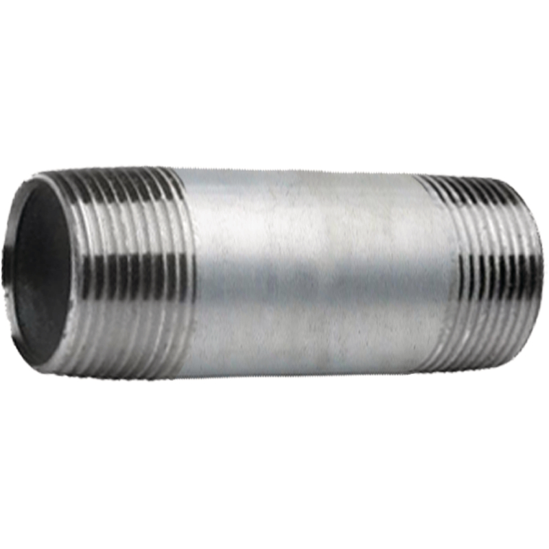 Rohrnippel 4" Zoll 30 Cm Verzinkt