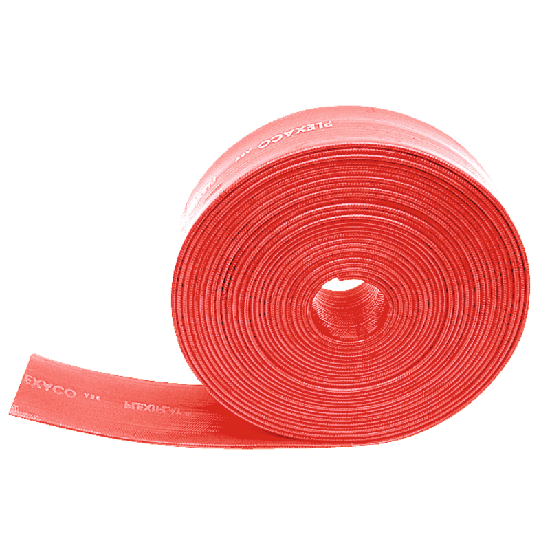 Flacher Feuerwehrschlauch 2f, Innendurchmesser 102 Mm, 4" E, 100 M, 13 Bar, Berstdruck 38 Bar X 1 M