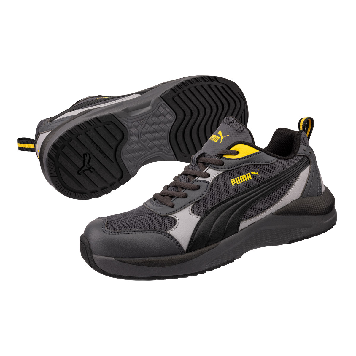 Puma Safety Puma Sicherheitshalbschuh Shift Low 647780 S1ps Hro Sr Gr. 46 Grau/gelb