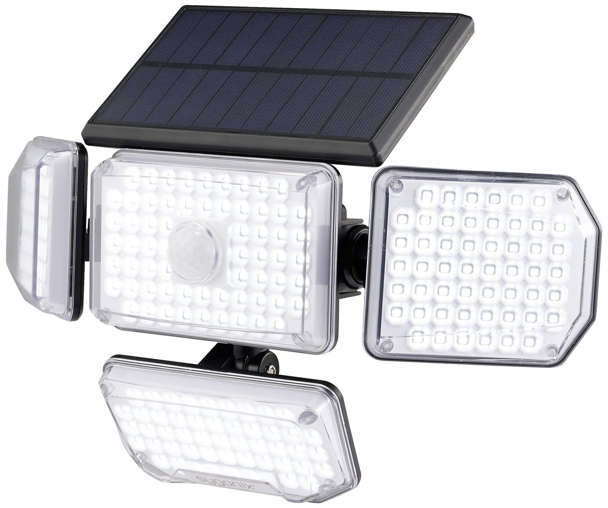 [gebraucht] B-ware Sygonix Wandleuchte Außenleuchte Solar Mit Bewegungsmelder 6500k Ip44 Schwarz