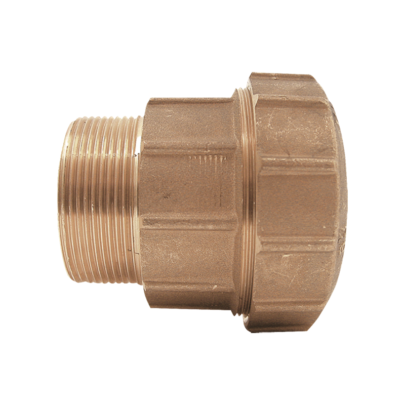 Messing-schraubverbinder 50x1 1/2" Gz Für Pe-wasserrohre