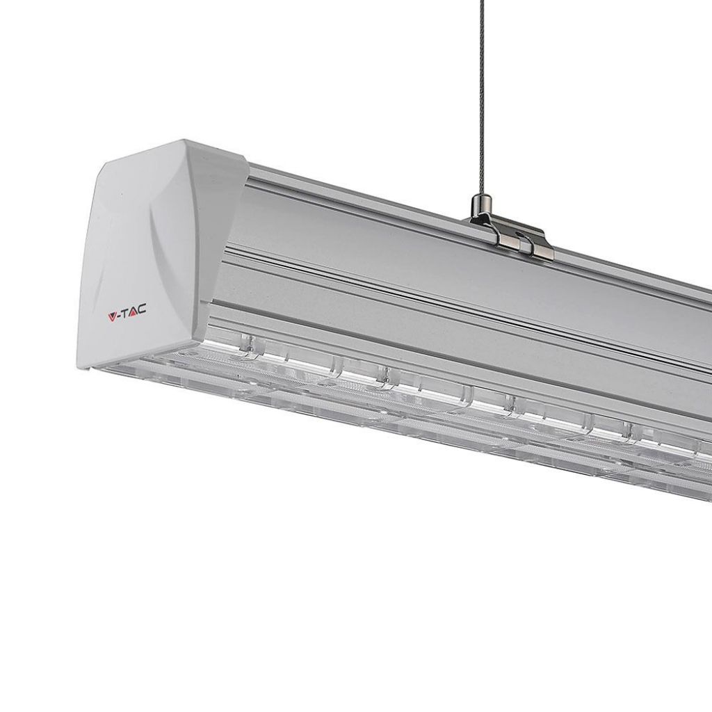 Lineare Led-deckenleuchte, 50 W, 160 Lm/w, 150 Cm, Doppellinse, Naturweiß, Ip20, Dimmbar - V-tac