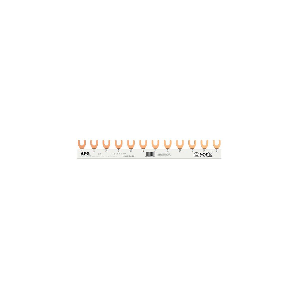 Aeg Gabel-sammelschiene 4p, 10mm2, 12 Pins