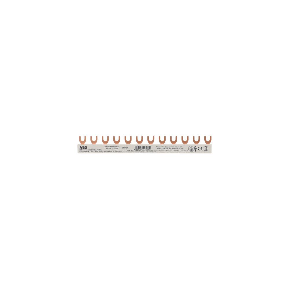 Aeg Gabel-sammelschiene, 1p, 10mm2, 12 Pins