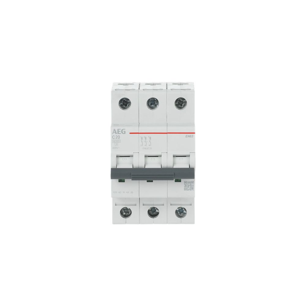 Aeg Leitungsschutzschalter En63c20, 6ka 20a 3p