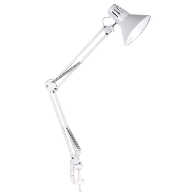 Goldlux Weiße Schraub-schreibtischlampe E27 Für Technisches Zeichnen