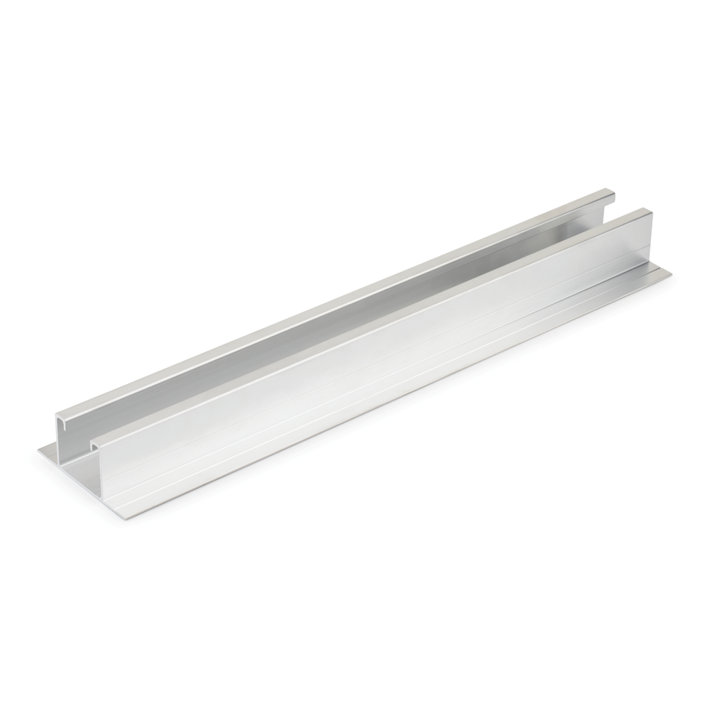 Lüftungsschlitzprofil Für Direktbefestigung – Aluminium 80 X 35 – L.4400mm – Packung Mit 2