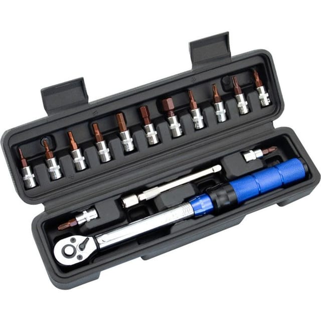 1/4" Drehmomentschlüssel 2-24 Nm Verstellbares Fahrradreparatur-werkzeugset