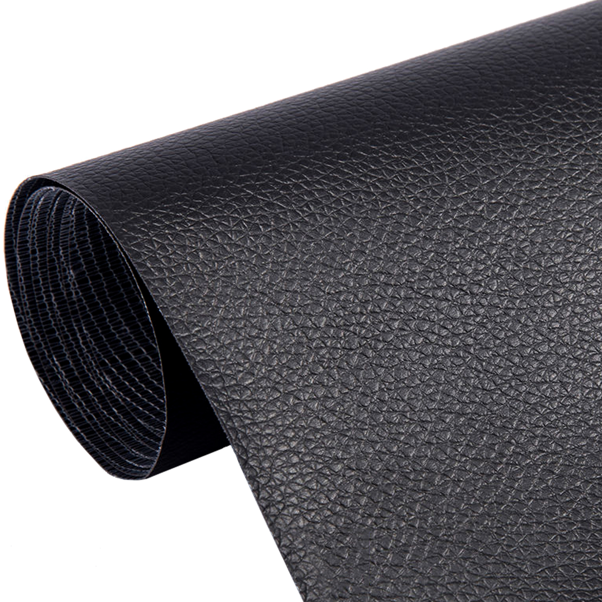 Selbstklebender Lederflicken 150 X 137 Cm Schwarz