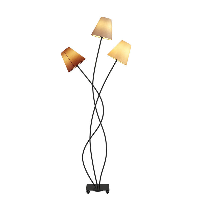 [gebraucht] B-ware Lindby Stehleuchte Melis Standleuchte Stehlampe Leselampe Dreiflammig E14 Stoff