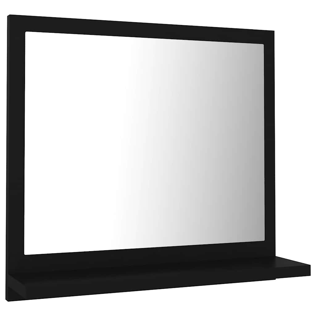 Maison Exclusive - Badspiegel Schwarz 40x10,5x37 Cm Holzwerkstoff