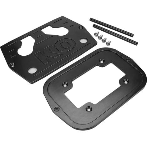 Xiuganpo Premium Edelstahl-batteriehalterung Für Optima 34/78 Batterie – Einfache Installation Für Heimwerker, 2er-set, Schwarz/blau.
