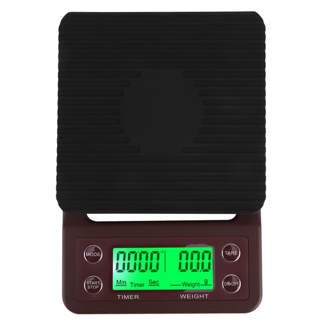 Filterkaffeewaage Mit Timer, Tragbare Digitale Elektronische Küchenwaage, Lebensmittelwaage, Rotweinwaage, 3 Kg/0,1