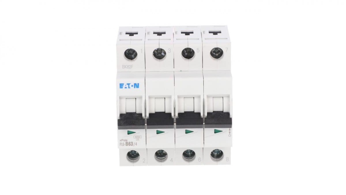 Leitungsschutzschalter 4p B 63a 6ka Ac Pl6-b63/4 166506