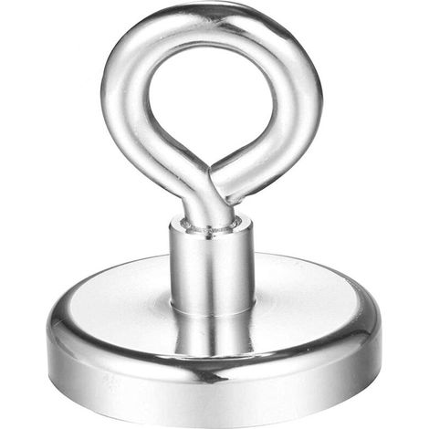 Superstarker Runder Neodym-angelmagnet, 78 Kg, 48 Mm, Für Industrielle Angel- Und Rettungsanwendungen