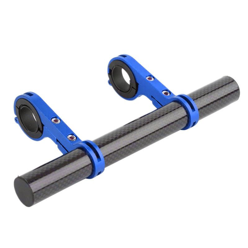 Fahrradlenkerverlängerung Aus Leichter Carbonfaser-aluminiumlegierung Für Handyhalterung, Lampe, Schwarz, Einzelklemme