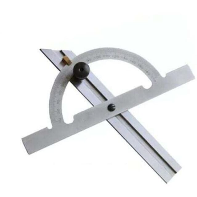 (100 X 150 Mm, 10–170°) Verstellbarer Winkelmesser Aus Edelstahl Mit Verschiebbarem Winkelmesser