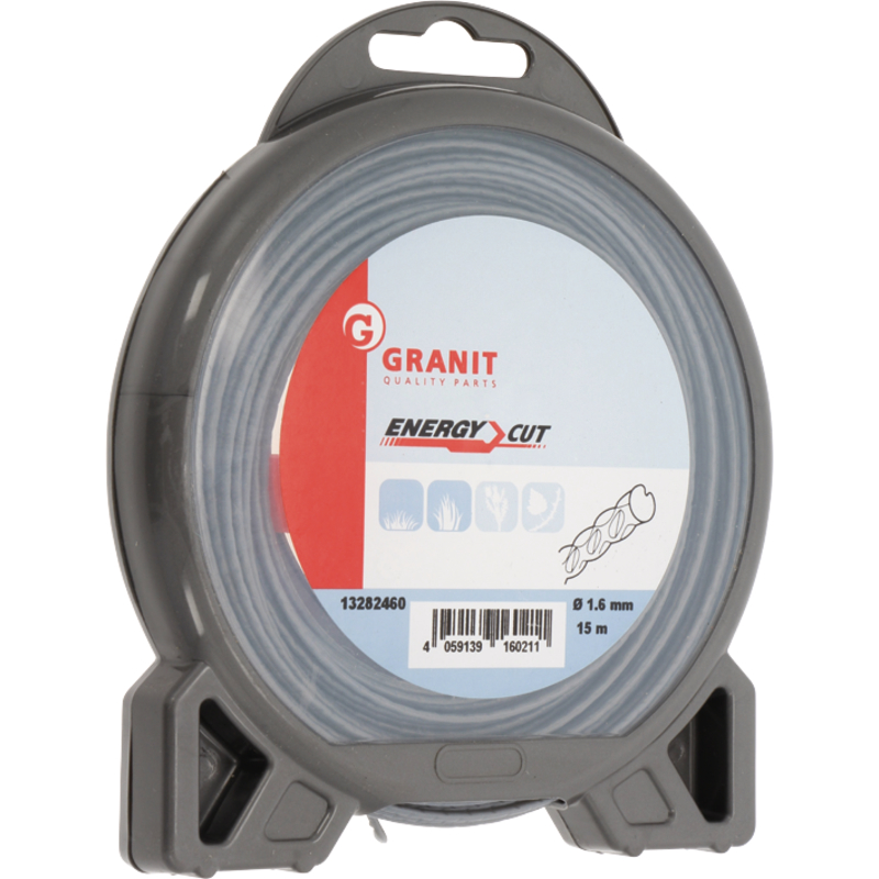 Energy Cut Nylonschnur, Spirale, 1,6 Mm, 15 M