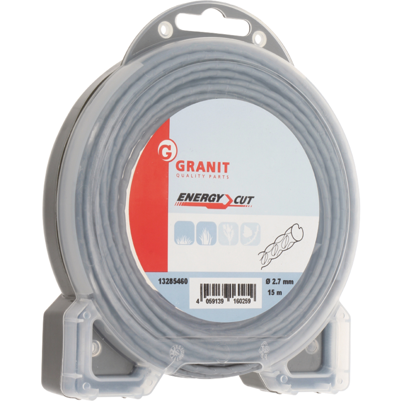 Energy Cut Nylon-spiralschnur, 2,7 Mm, 15 M
