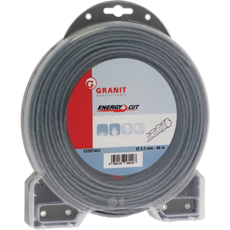 Energy Cut Nylonschnur, Spirale, 3,3 Mm, 46 M