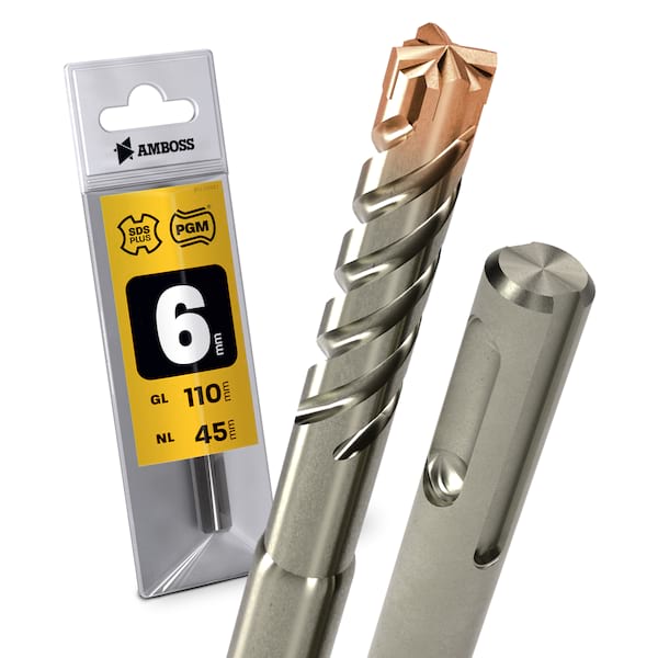 1x Bohrer SDS Plus Schaft - Ø:6 mm - GL: 110 mm Bild 4