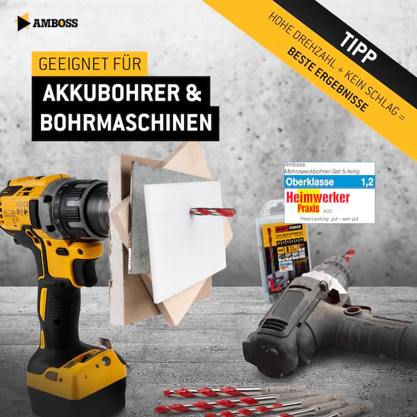 Amboss Multi Force Hartmetall Bohrer - Ø5 mm - GL: 90mm - NL: 50mm Bild 5
