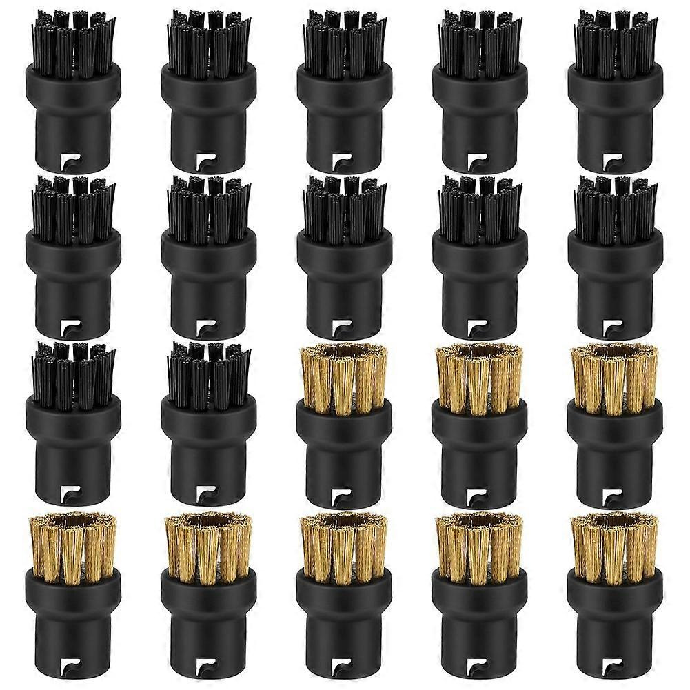Packung Mit 20 Ersatzbürstenköpfen Für Dampfreiniger, Geeignet Für Harte Oberflächen.