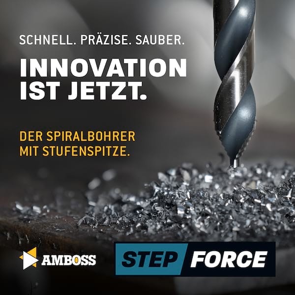 5-tlg. Step Force Set Spiralbohrer HSS-G DIN 338 (Ø 4-10 mm)