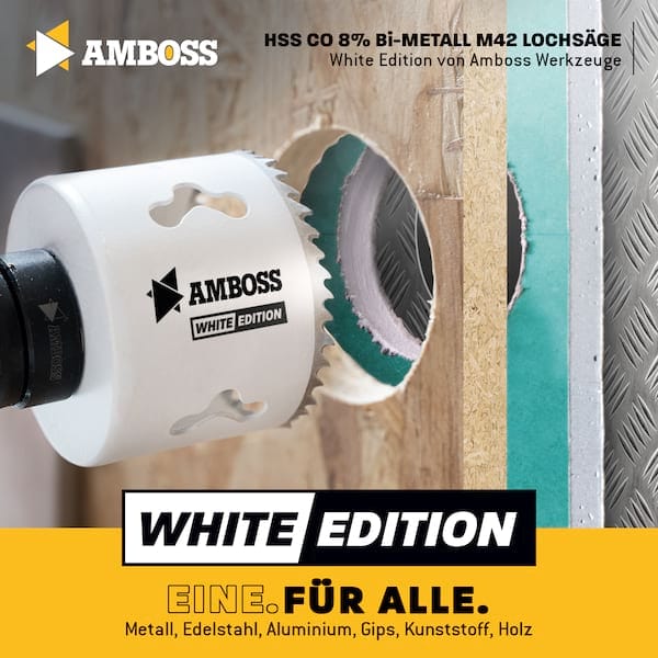 AMBOSS M42 Bimetall Lochsäge 35mm + Aufnahme