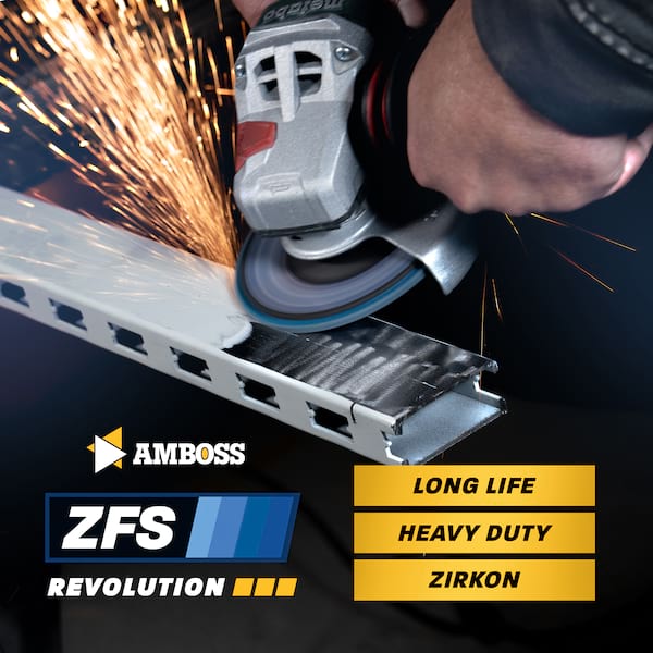 1x Amboss ZFS Fächerschleifscheibe Korn:60 Ø125mm