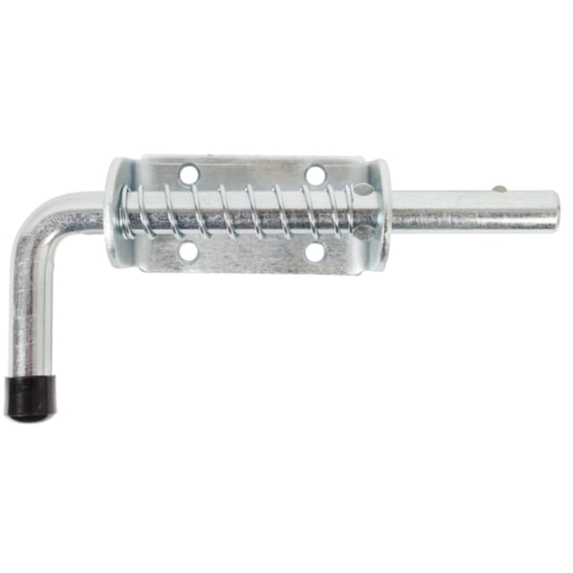 Alberts Bolzenriegel PISTOLET aus Stahl mit Feder 176 mm