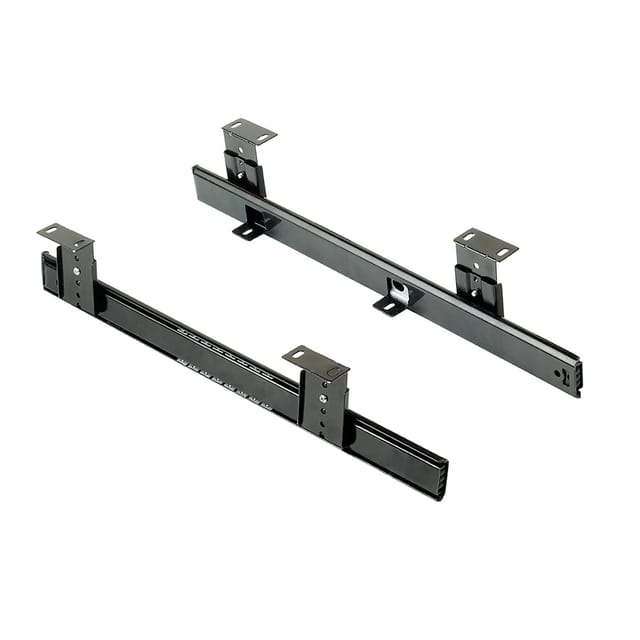 Emuca Tastatur-Auszug aus Stahl schwarz