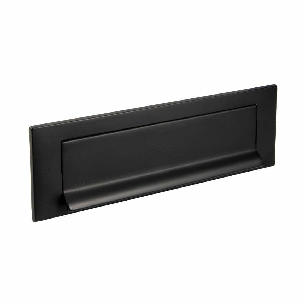Fimet Briefeinwurf LETTER aus Edelstahl 340x76 mm, Edelstahl schwarz matt