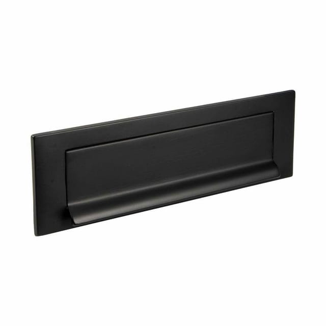 Fimet Briefeinwurf LETTER aus Edelstahl 340x76 mm, Edelstahl schwarz matt