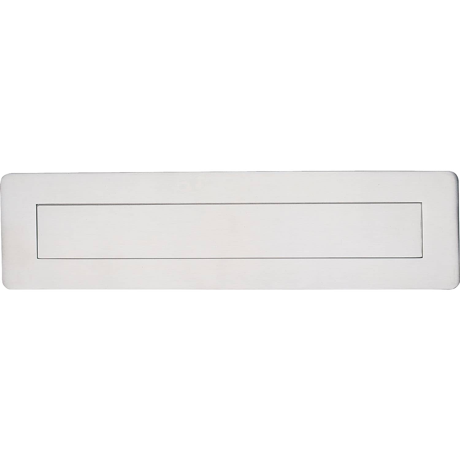 Gedotec Briefeinwurf Postklappe Briefschlitz 315x80 mm Edelstahl massiv