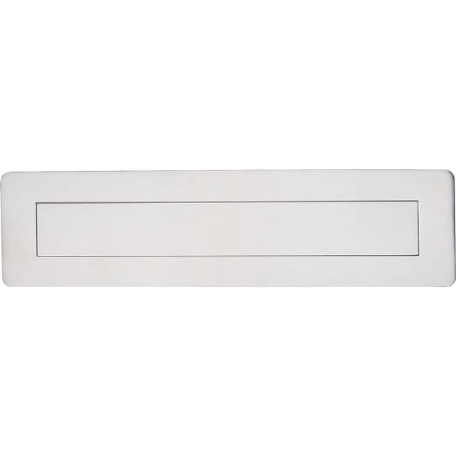 Gedotec Briefeinwurf Postklappe Briefschlitz 315x80 mm Edelstahl massiv