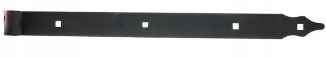 Domax Ladenband oder Kloben aus Stahl, Ladenband 600 mm - Ø 13 mm - Schwarz matt