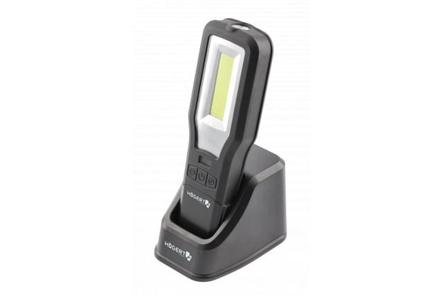 Högert Werkstattlampe 550 lm mit USB-Ladestation
