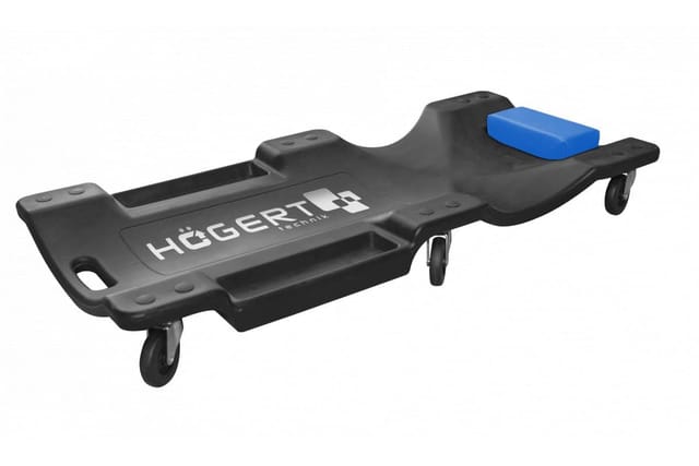 Högert Werkstattliege fahrbar bis 110 kg, 1100 x 470 mm