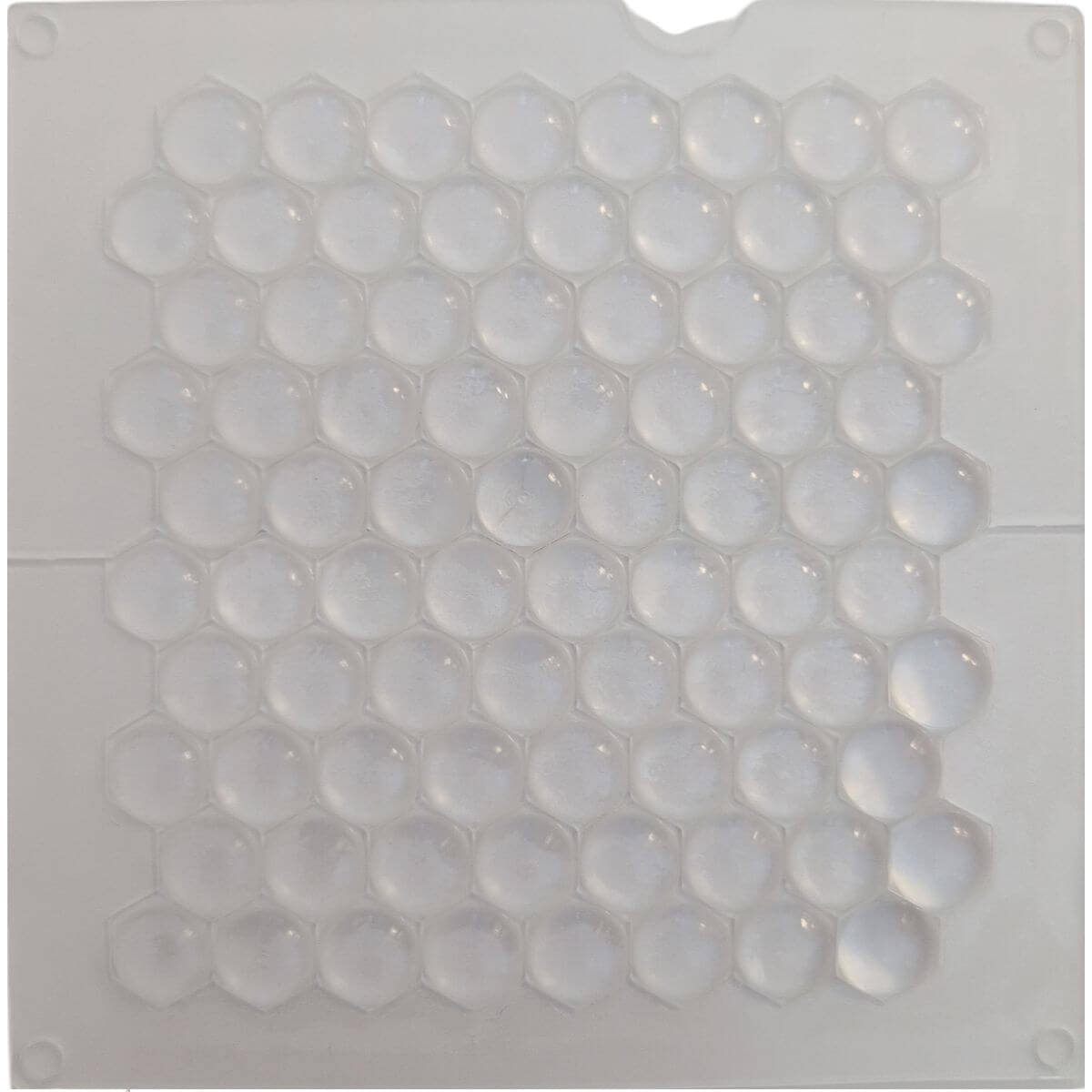 80 Stk Anschlagpuffer rund 10x3 mm transparent