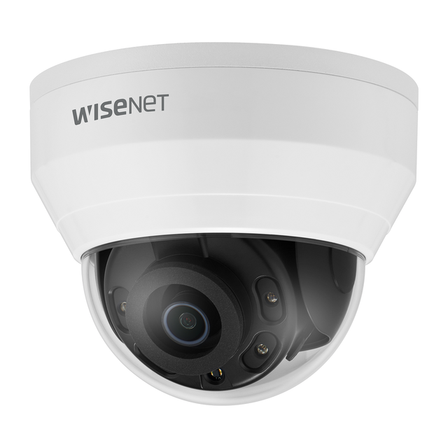 Hanwha Vision Dome Kamera QND-8010R 2,8mm Q-Serie Überwachungskamera mit 5 Megapixel Auflösung. professionelle Kamera für außen