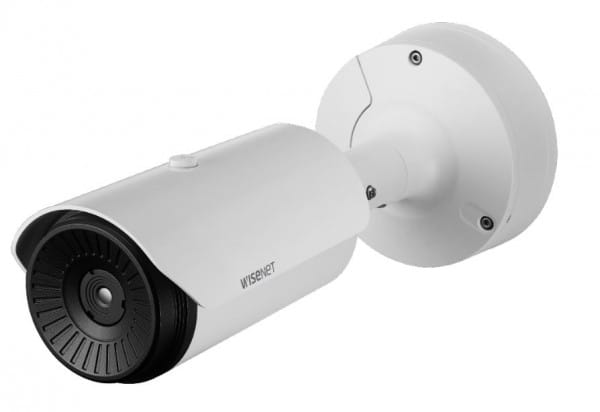 Hanwha Vision Wärmebildkamera Bullet TNO-3040T T-Serie mit hoher Megapixel Auflösung, Thermalkamera mit Branderkennung