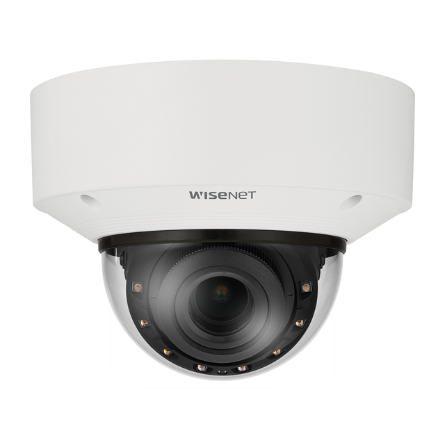 Hanwha Vision Dome Kamera XNV-C6083R 2,8 - 12,0mm X-Serie Überwachungskamera mit 2 Megapixel Auflösung. professionelle Kamera für außen